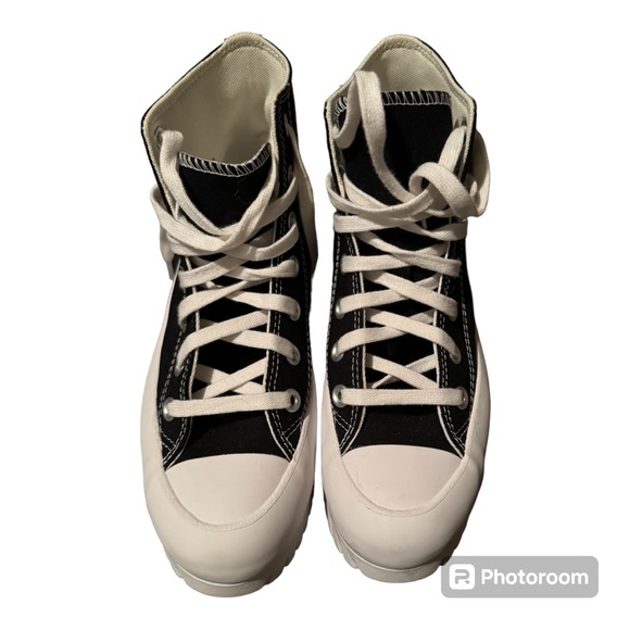 CONVERSE Chuck Taylor All-Star Black Hi-Top
Lugg Sole Sneakers Women Sz 7.5 - Picture 3 of 7